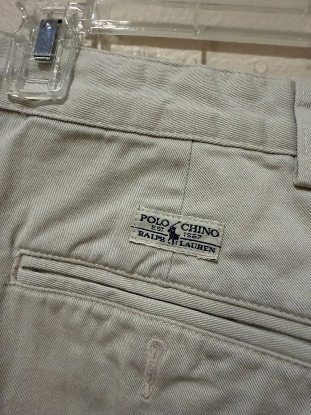 Men's Casual Chino Pants in Light Beige